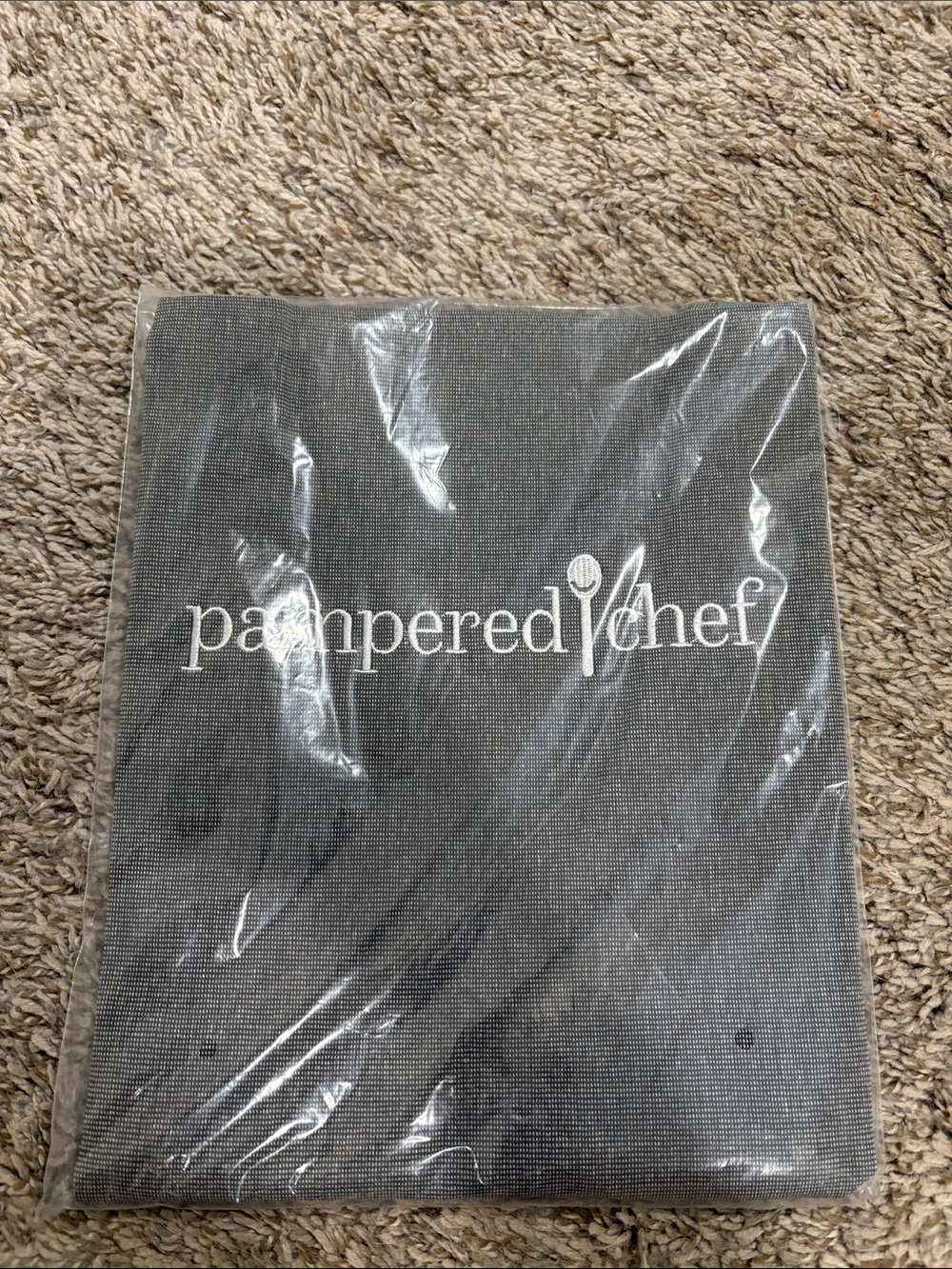 Pampered Chef Gray Kitchen Apron
